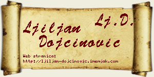 Ljiljan Dojčinović vizit kartica